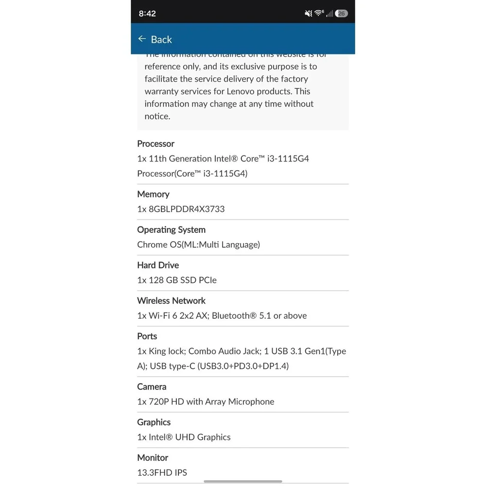 Lenovo IdeaPad Flex 5i Intel 3.0GHz 13ITL6 13.3